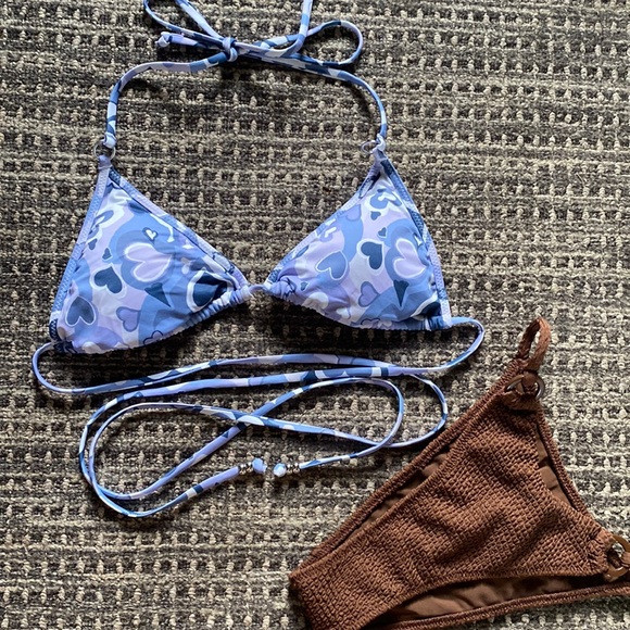 BRAND NEW LA Hearts Pacsun swim top and bottom - Picture 1 of 5